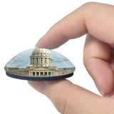 USA America Oklahoma 3D Fridge Magnet Crystal Glass