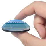 USA America Panama  Beach 3D Fridge Magnet Crystal Glass