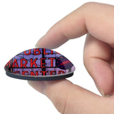 USA America Pike Place Market Seattle 3D Fridge Magnet Crystal Glass