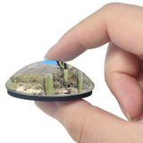 USA America Sabino Canyon Tucson 3D Fridge Magnet Crystal Glass