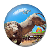 USA America San Diego Zoo 3D Fridge Magnet Crystal Glass