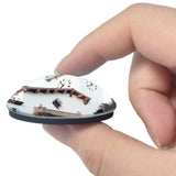 USA America Santa Barbara County Courthouse 3D Fridge Magnet Crystal Glass