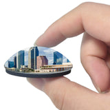 USA America Tampa 3D Fridge Magnet Crystal Glass