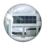 USA America The Getty Center 3D Fridge Magnet Crystal Glass