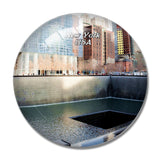 USA America The National Memorial Museum New York 3D Fridge Magnet Crystal Glass