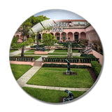 USA America The Ringling Sarasota 3D Fridge Magnet Crystal Glass