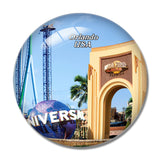 USA America Universal Studios Florida Orlando 3D Fridge Magnet Crystal Glass
