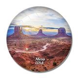 USA America Usery Mountain Regional Park Mesa 3D Fridge Magnet Crystal Glass