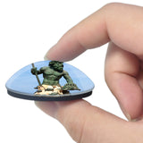 USA America Virginia Beach Boardwalk 3D Fridge Magnet Crystal Glass