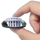 USA America White House Washington 3D Fridge Magnet Crystal Glass