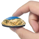 USA America Yellowstone Lake 3D Fridge Magnet Crystal Glass