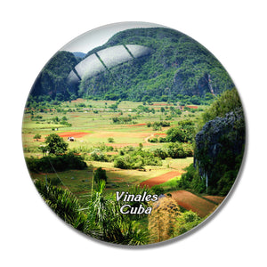 Valley Vinales Cuba 3D Fridge Magnet Crystal Glass