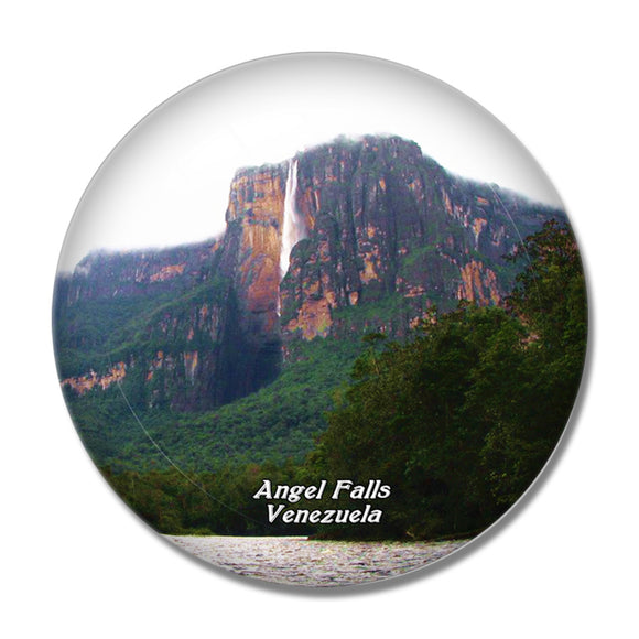 Venezuela Angel Falls Venezuela 3D Fridge Magnet Crystal Glass