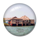 Venezuela Maracaibo Lake Venezuela 3D Fridge Magnet Crystal Glass