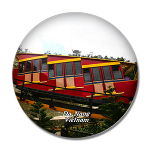 Vietnam Ba Na Hills Da Nang 3D Fridge Magnet Crystal Glass