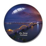 Vietnam Dragon Bridge Da Nang 3D Fridge Magnet Crystal Glass