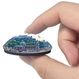 Austria Salzburg Altstadt 3D Fridge Magnet Crystal Glass