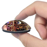 America USA Las Vegas 3D Fridge Magnet Crystal Glass