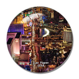 America USA Las Vegas 3D Fridge Magnet Crystal Glass