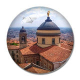 bergamo Italy (2) 3D Fridge Magnet Crystal Glass