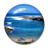 Cala Mariolu Sardinia Italy 3D Fridge Magnet Crystal Glass