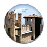 Castle Simione Italy 3D Fridge Magnet Crystal Glass