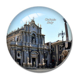 Catania Cathedral Italy 3D Fridge Magnet Crystal Glass