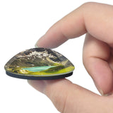 Ceresole Lake Alps Italy 3D Fridge Magnet Crystal Glass
