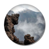 Etna Volcano Sicily Italy 3D Fridge Magnet Crystal Glass