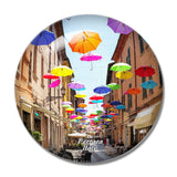 Ferrara Umbrella 3D Fridge Magnet Crystal Glass