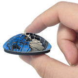 Globe Flushing 3D Fridge Magnet Crystal Glass