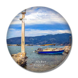 Greece Alykes 3D Fridge Magnet Crystal Glass