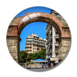 Greece Arch of Galerius Thessaloniki 3D Fridge Magnet Crystal Glass