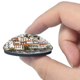 Greece Cape Kastro Skiathos 3D Fridge Magnet Crystal Glass