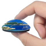 Greece Corfu Island (2) 3D Fridge Magnet Crystal Glass