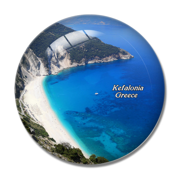 Greece Kefalonia 3D Fridge Magnet Crystal Glass