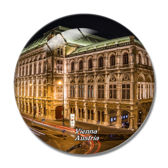 Austria Vienna State Opera Vienna 3D Fridge Magnet Crystal Glass