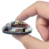 Greece Nafplio 3D Fridge Magnet Crystal Glass