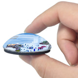 Greece Oia Santorini 3D Fridge Magnet Crystal Glass