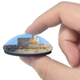 Greece Old Town Rhodes 3D Fridge Magnet Crystal Glass