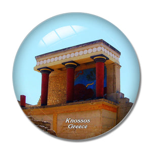 Greece Palace Of Knossos 3D Fridge Magnet Crystal Glass