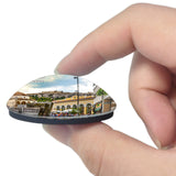 Greece Plaka Athens 3D Fridge Magnet Crystal Glass