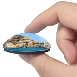 Greece Spinalonga Crete 3D Fridge Magnet Crystal Glass