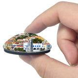 Greece Symi Rhodes 3D Fridge Magnet Crystal Glass