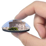 Greece White Tower of Thessaloniki 3D Fridge Magnet Crystal Glass