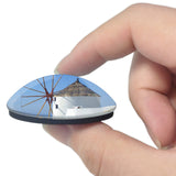 Greece Windmill Mykonos 3D Fridge Magnet Crystal Glass