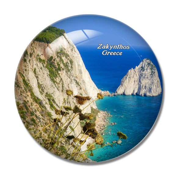 Greece Zakynthos Crete 3D Fridge Magnet Crystal Glass