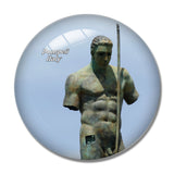 Italy Archaeological Area Pompeii 3D Fridge Magnet Crystal Glass
