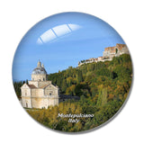 Montepulciano San Biagio Italy 3D Fridge Magnet Crystal Glass