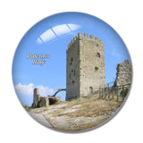 Palermo Castle Italy 3D Fridge Magnet Crystal Glass